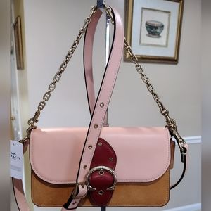NWT Coach Beat Crossbody Clutch In Colorblock Bag